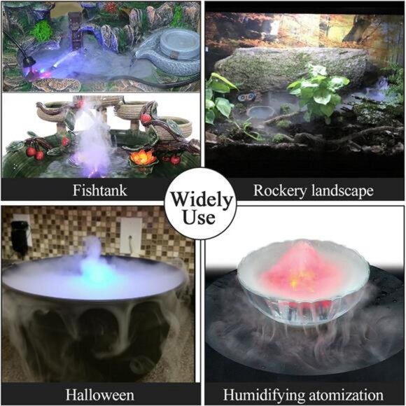 Mist Maker Fog Maker for Water Fountain Pond Rockery Fishtank Vase Birdbath - Picture 5 of 7